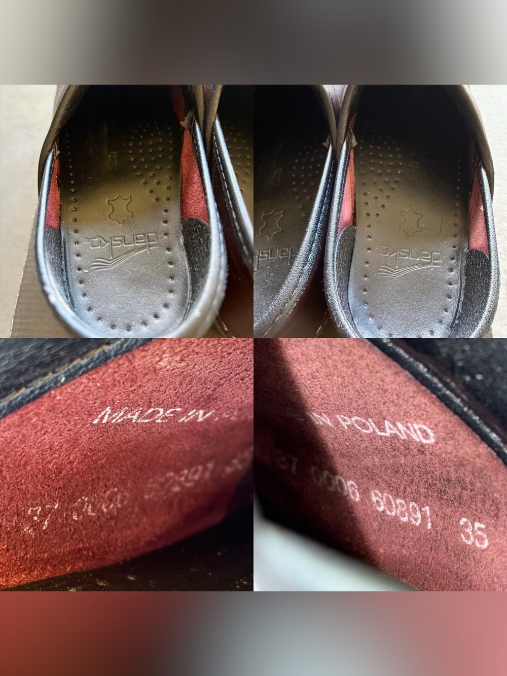 Dansko Professional Metallic Bronze Leather Slip-On Clogs Women’s 37 (6.5/7 US) - Picture 9 of 14
